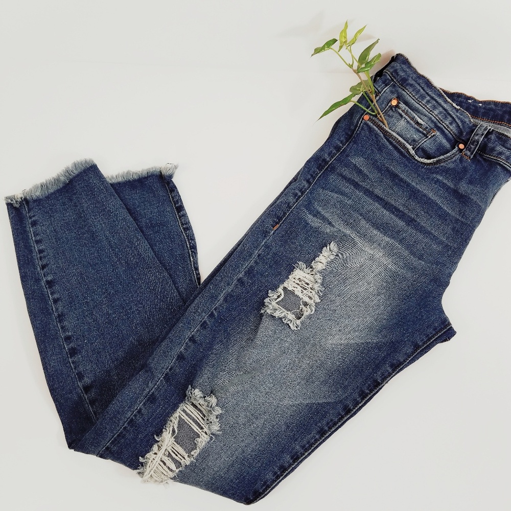 BP Nordstrom Ripped Ankle Skinny jeans 30
